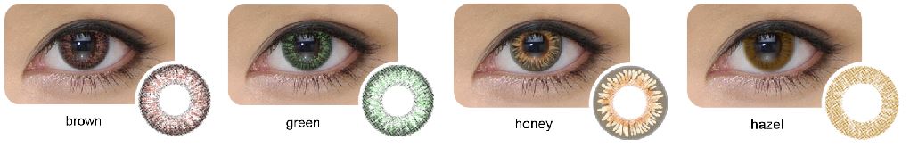 Cool- ook green brown honey hazel